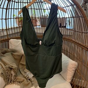 Andie Forest Green Swimsuit 4x